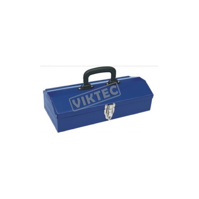 Caja Porta Herramientas Metalica Azul 335*155*95mm vVIKTEC VT05001
